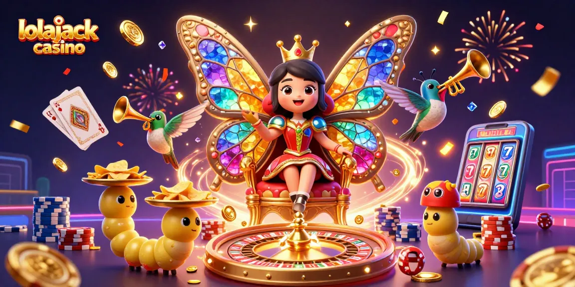 Experience thrilling games at lolajack casino with vibrant casino-themed characters and stunning visuals.